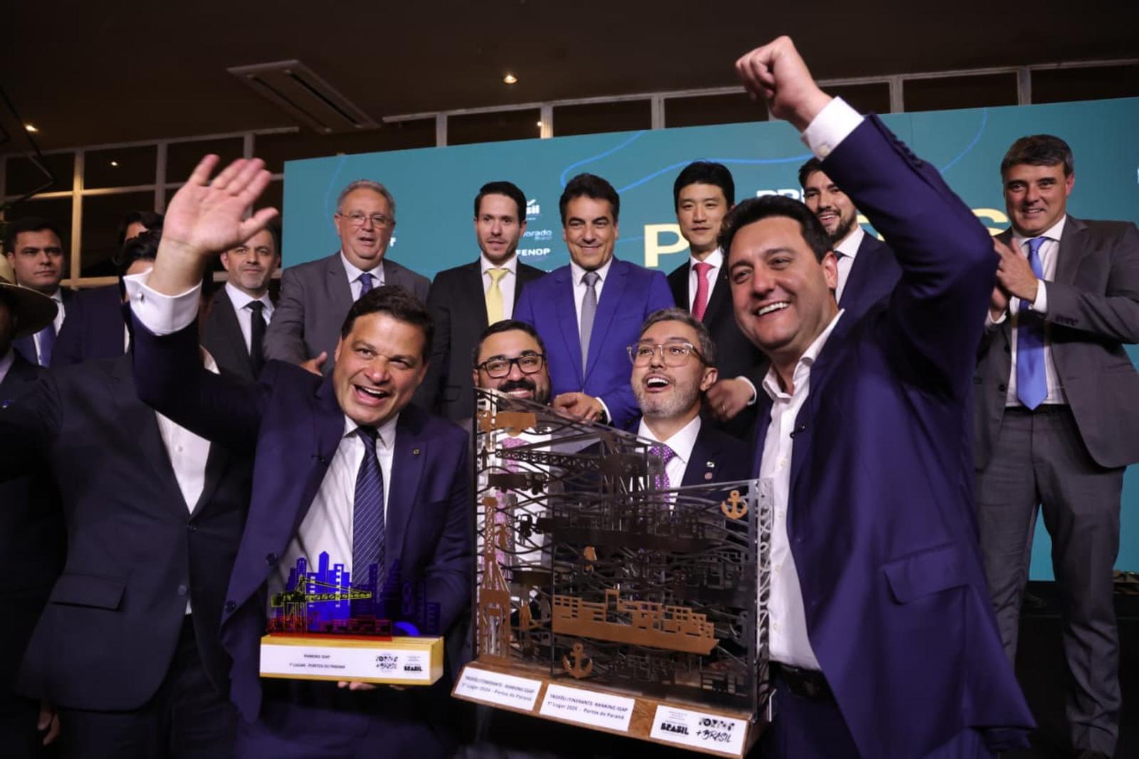 Portos do Paraná é hexacampeã do principal prêmio de gestão portuária do Brasil