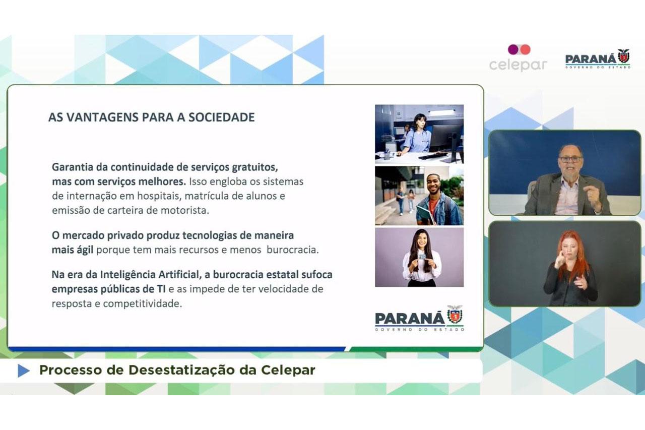 Audiência apresenta detalhes da desestatização da Celepar e reforça segurança dos dados