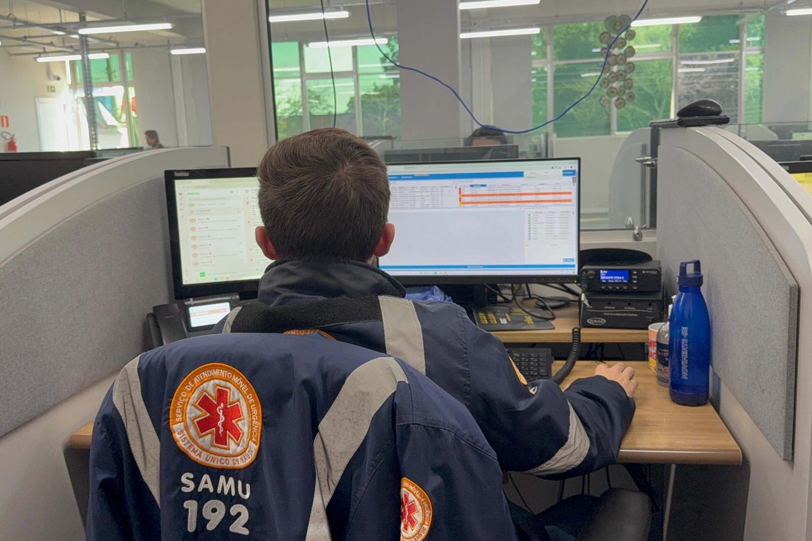 Regulação do SAMU Litoral em Curitiba garante mais agilidade no atendimento à população