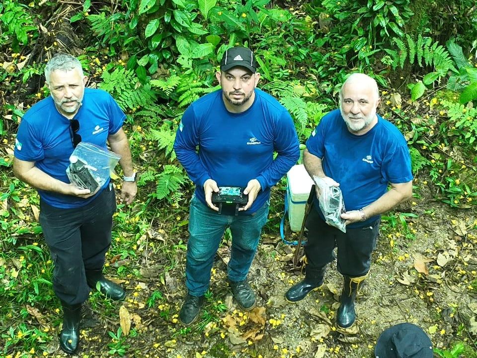 Projeto SegHidro realiza coletas em minas e poço da Sanepar no Litoral