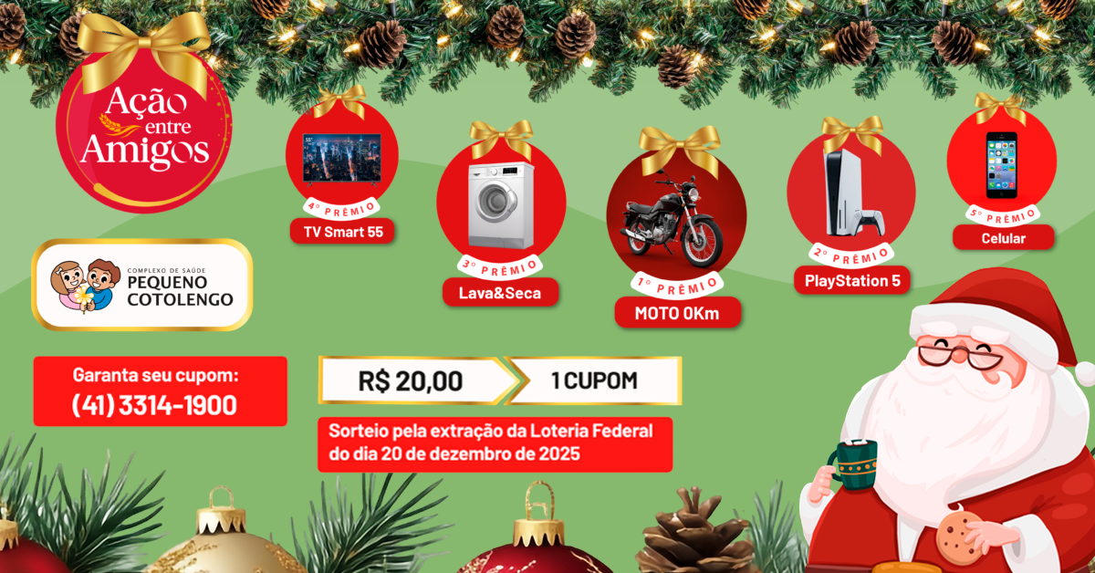Ainda dá tempo de participar da Ação Entre Amigos Especial de Natal 2025!