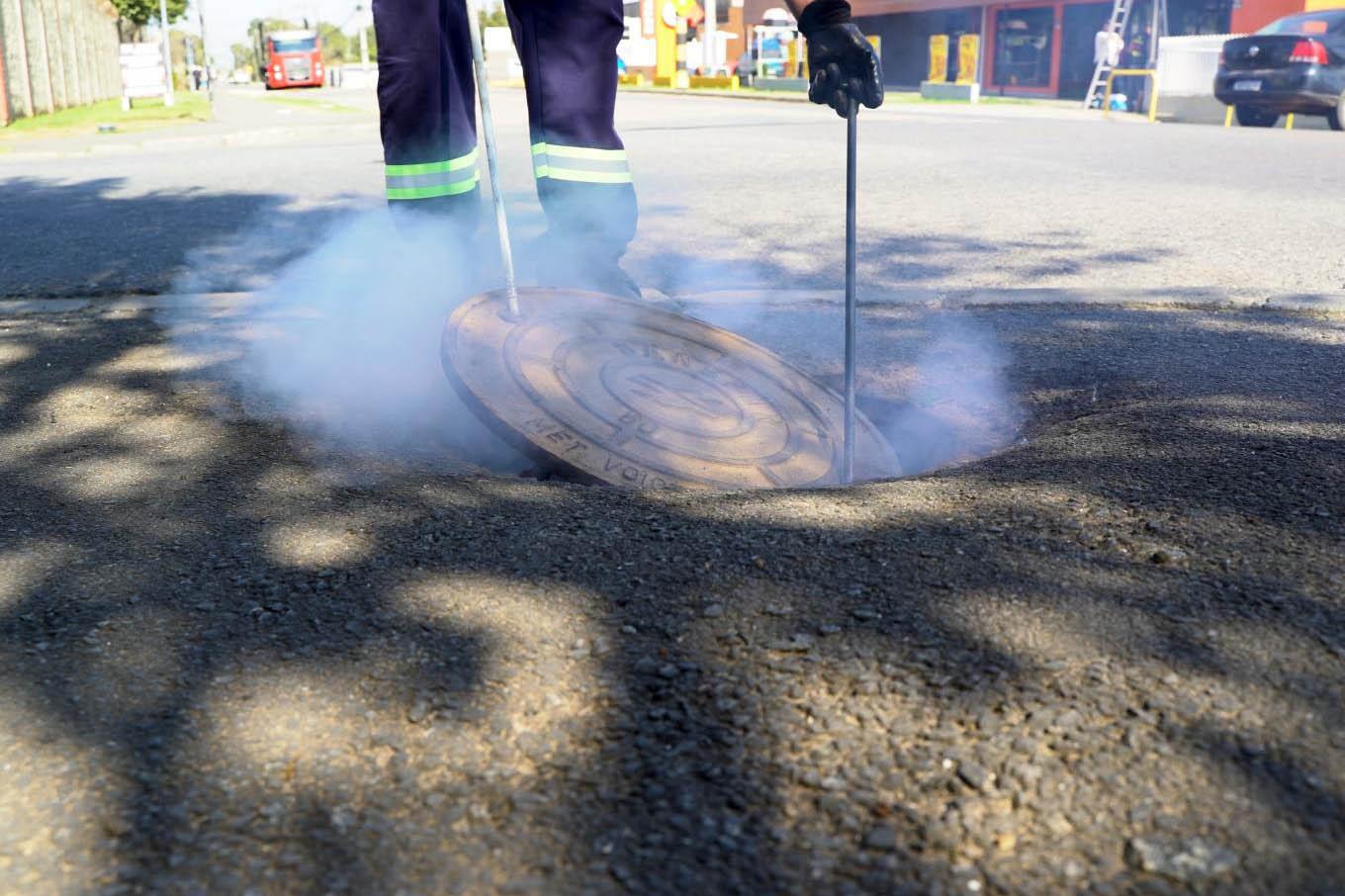 Sanepar fará teste de fumaça na fiscalização de redes de esgoto em Guaratuba