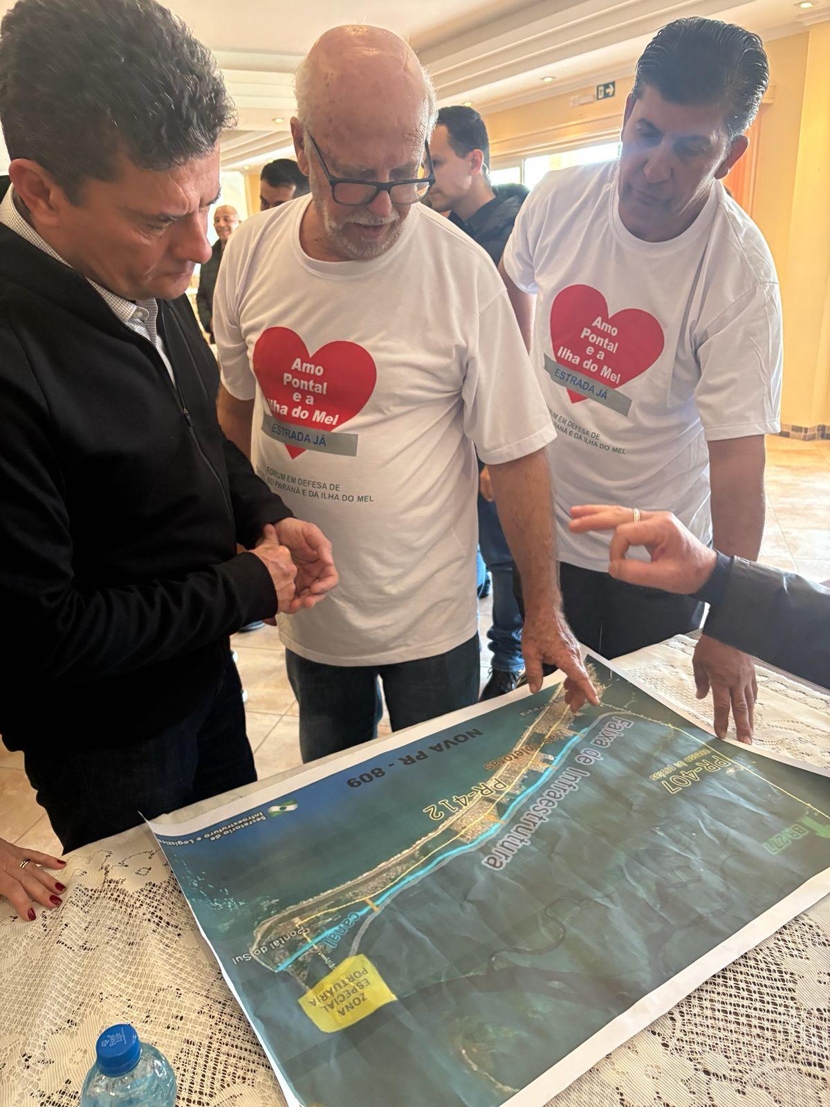 Em Giro pelo Litoral, Senador Sergio Moro Visita Municípios e Recebe Projeto de Infraestrutura em Pontal do Paraná Em Giro pelo Litoral, Senador Sergio Moro Visita Municípios e Recebe Projeto de Infraestrutura em Pontal do Paraná