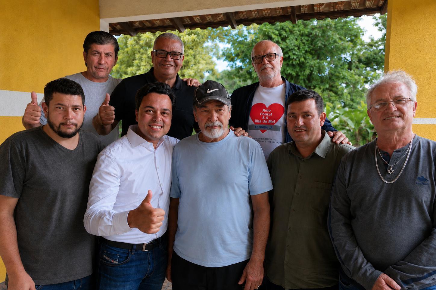 Encontro de Lideranças: Jeffrey Chiquini e Renato Emanuel debatem o futuro da direita e o desenvolvimento em Pontal do Paraná